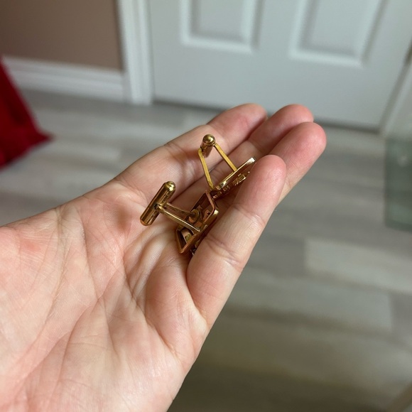 4/$50 Gold donkey ass jackass vintage 1980 Cufflinks 🫏 - Picture 6 of 7